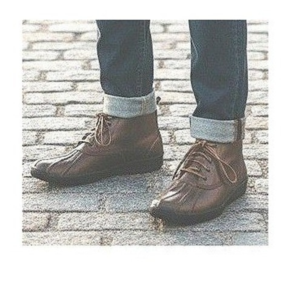 Vintage 80s Polo Ralph Lauren Duck Boots, Chukka, Men's Sz 10, Brown Leather